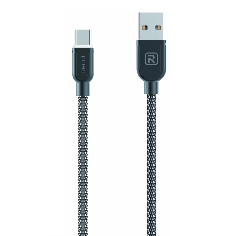 کابل تبدیل USB به Type-C رسی مدل RCT-T100 به طول 1 متر 